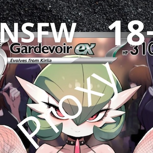 Tarjeta de Pokémon personalizada alternativa Gardevoir EX con arte foil completo de alta calidad