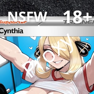 Cynthia dresseur Full art foil proxy alternative carte Pokémon personnalisée de haute qualité