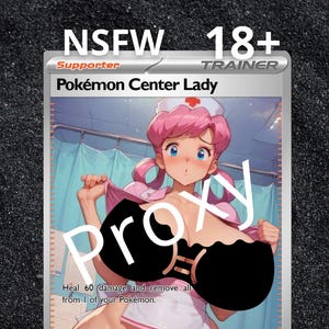 Nurse Joy/ Pokémon Center Lady trainer Full art foil proxy alternative custom Pokemon card high quality