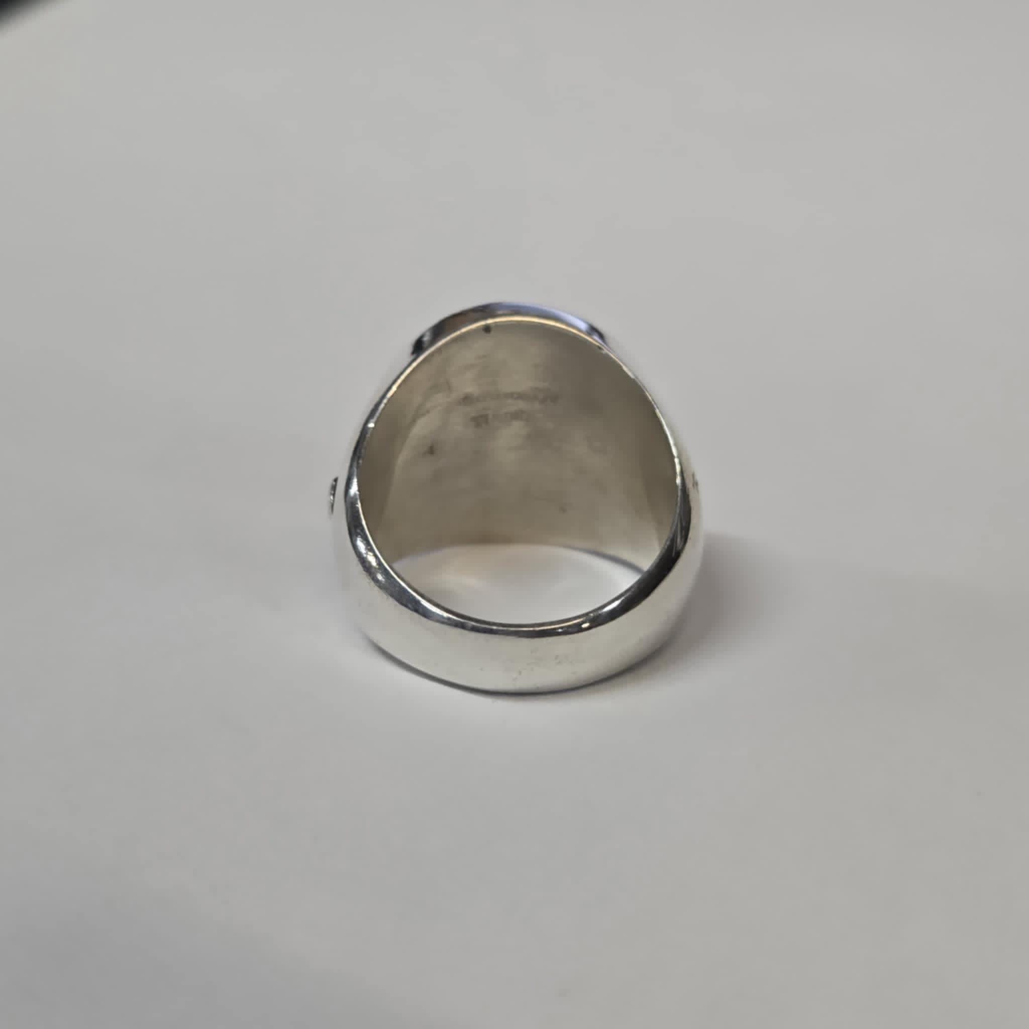 ラウンドフリーメーソンスクエア＆コンパスリング - Etsy 日本