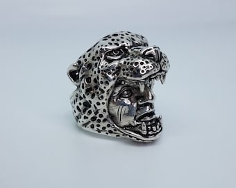 Aztec Jaguar Warrior Ring