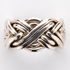 Ladies 8-Band Puzzle Ring Style 8BAW