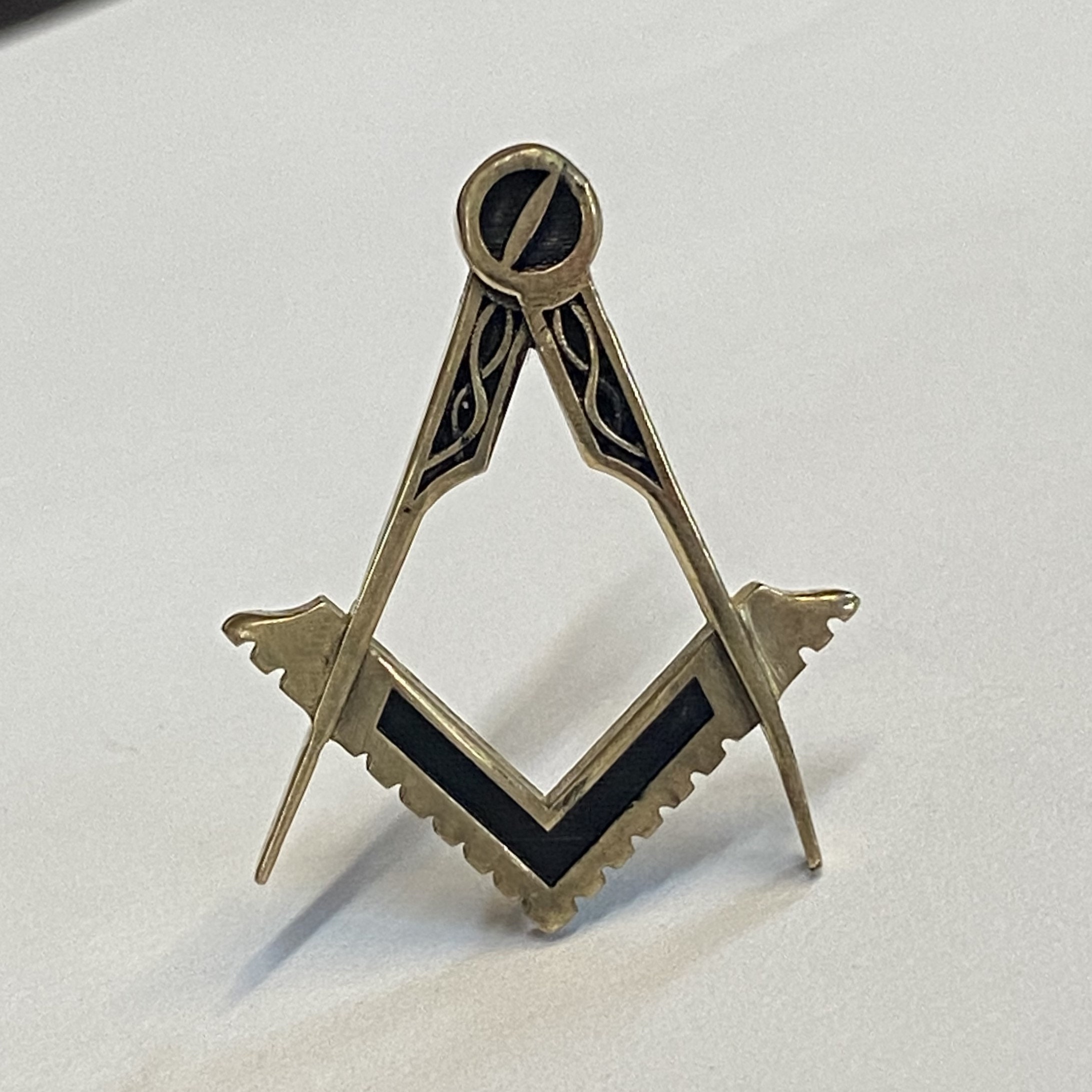 Amazon.com: Premium Metallic Masonic Square and Compass