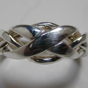 Ladies 4 Band Puzzle Ring 4NX