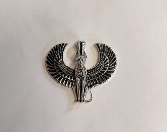 Sterling Silver Egyptian Bastet Pendant