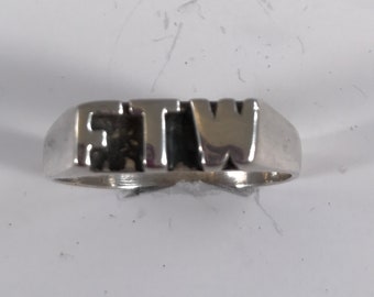 Men's Sterling Silver FTW Ring