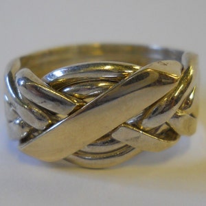 Ladies Six Band Puzzle Ring Style S61N