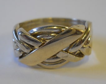 Ladies Six Band Puzzle Ring Style S61N