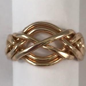Mens 6 Band Puzzle Ring Style S6