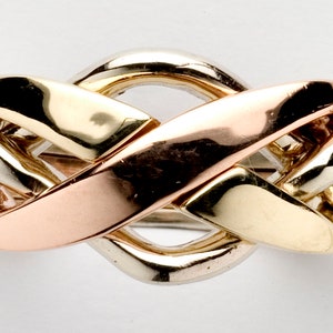 Mens 4 Band Puzzle Ring 4NX