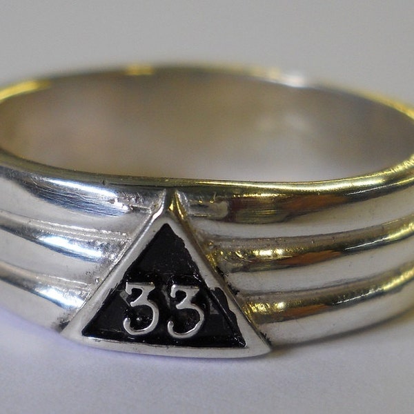 33 Degree Ring - Etsy