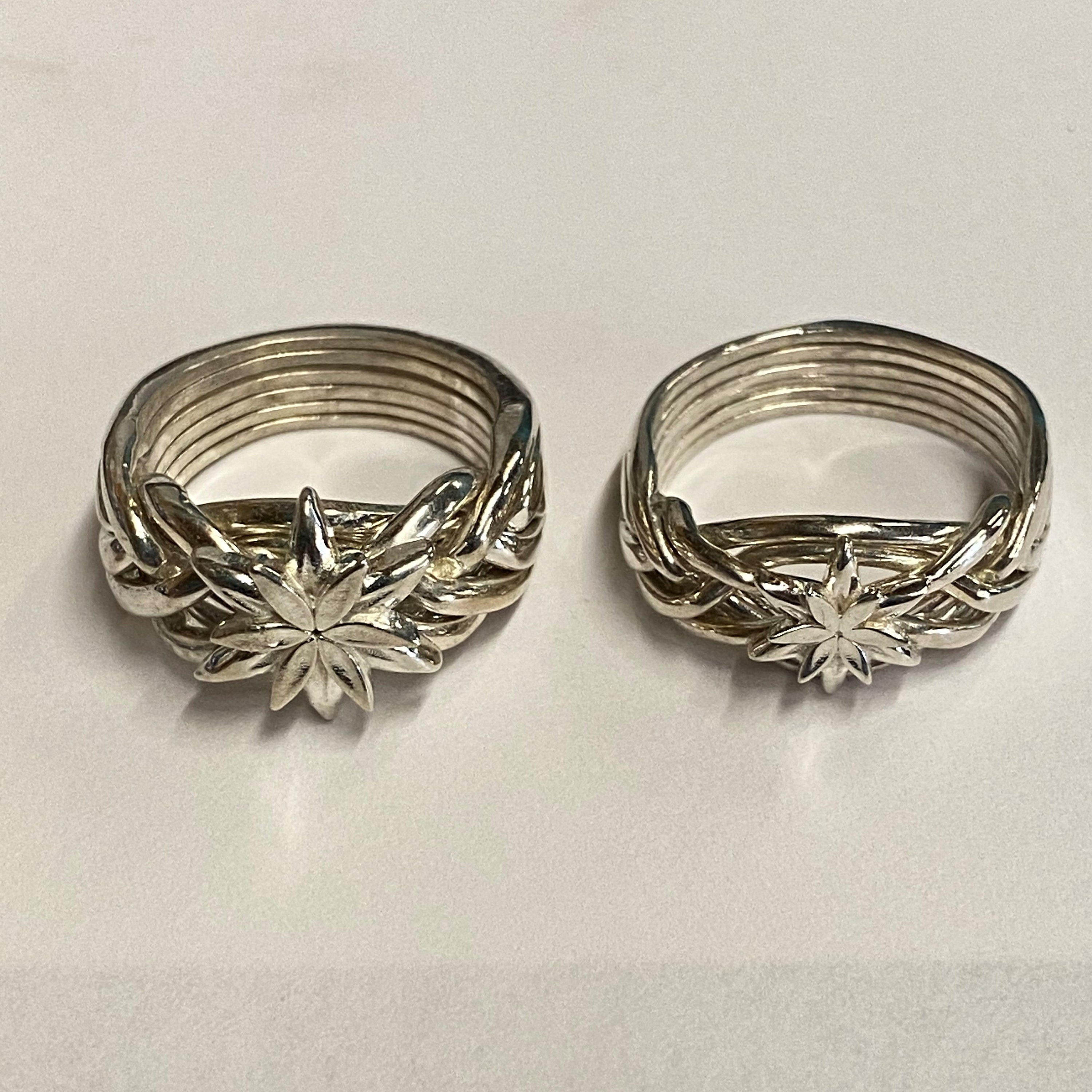 Flower puzzle ring outlet