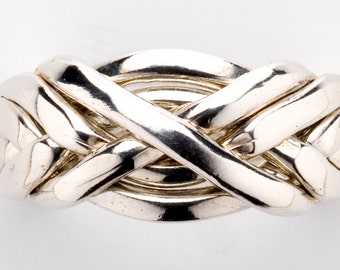 Men's 6 Band Puzzle Ring Style 6C3