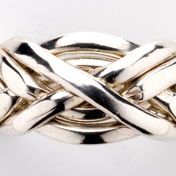 Men's 6 Band Puzzle Ring Style 6C3