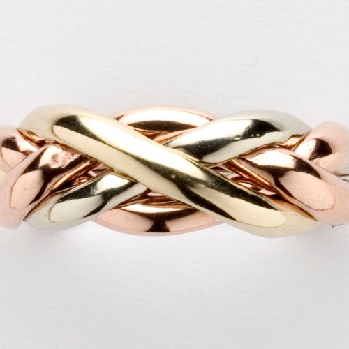 Ladies 9 Band Puzzle Ring in Sterling Silverorder Any Etsy