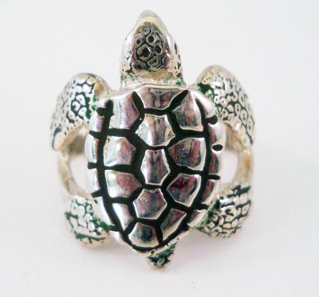 Sea Turtle Turtle Ring - Etsy Australia