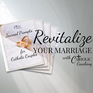 Catholic Marriage Journal Prompts for Couples | Faith-Based Relationship Workbook | Intimacy Help | Digital Download | PDF | Printable