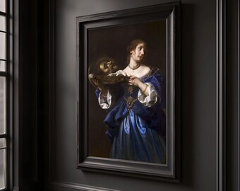 Salome with the Head of John the Baptist – Dark Baroque Art Print