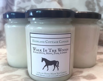 Walk in the Woods Refreshing and Woodsy Gift Soy Candle
