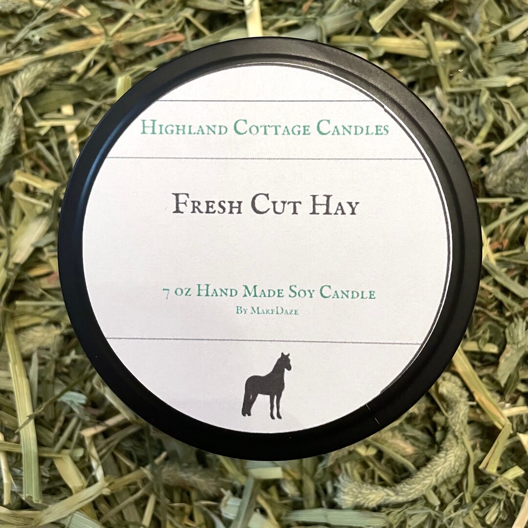 Fresh Cut Hay Candle / Soy Candle / Horse Lover Gift Etsy