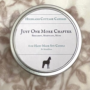Just One More Chapter Soy Candle