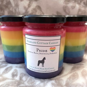 Pride Candle / Rainbow Candle