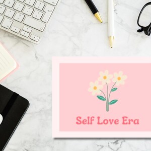 Karte Selbstliebe Postkarte niedlich Geschenk für Freund Geschenk für Familie Karte für Ihn Karte für Sie Postkarte Cottagecore Dekoration wunderliches Geschenk