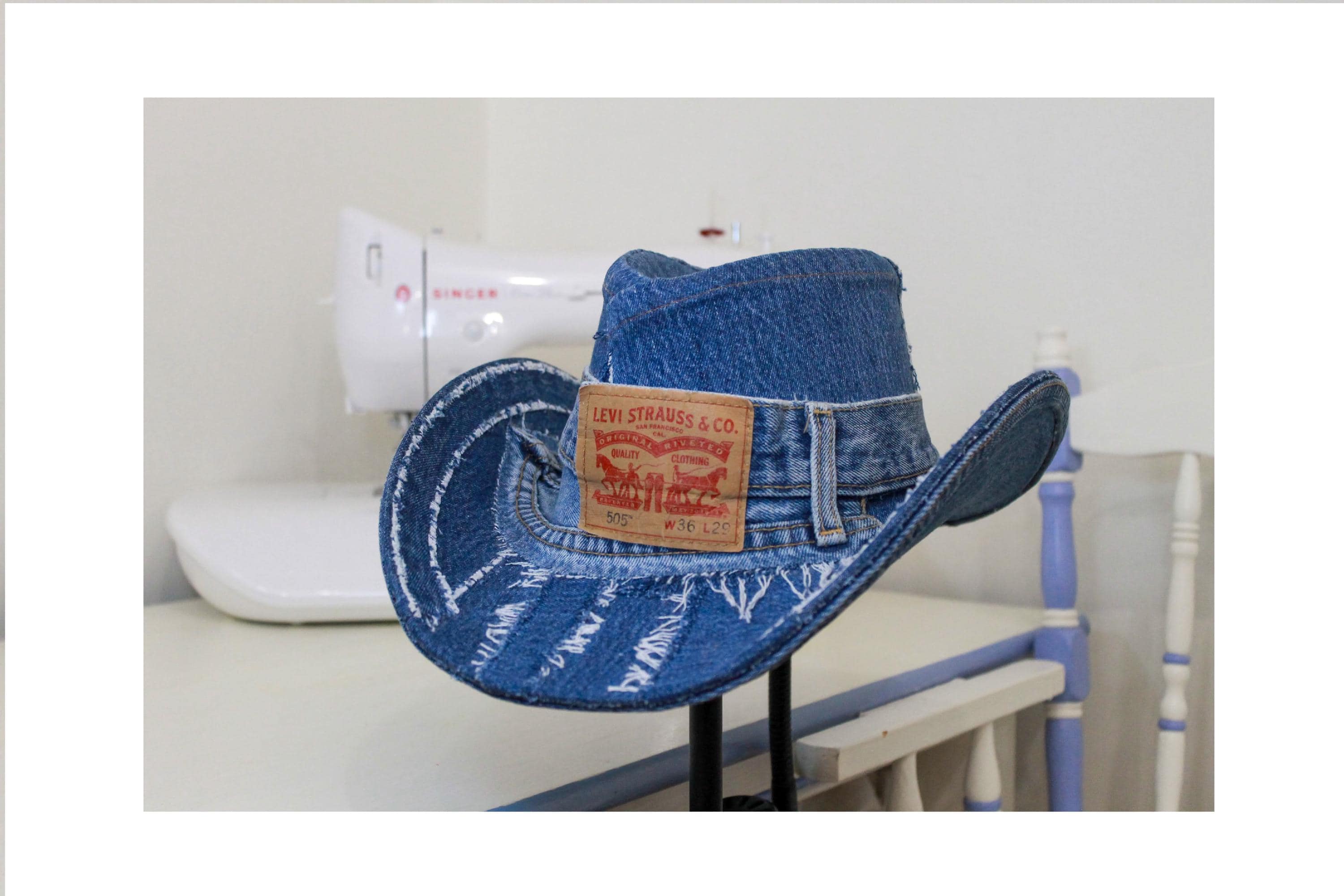 Levi Cowboy Hat Denim - Etsy display picture 3