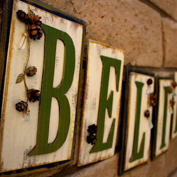 Believe Christmas banner