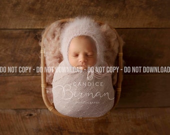 Digital Backdrop for Newborn Girl - EASY- Newborn Photo Prop- Girl- Heart- DIGITAL DOWNLOAD