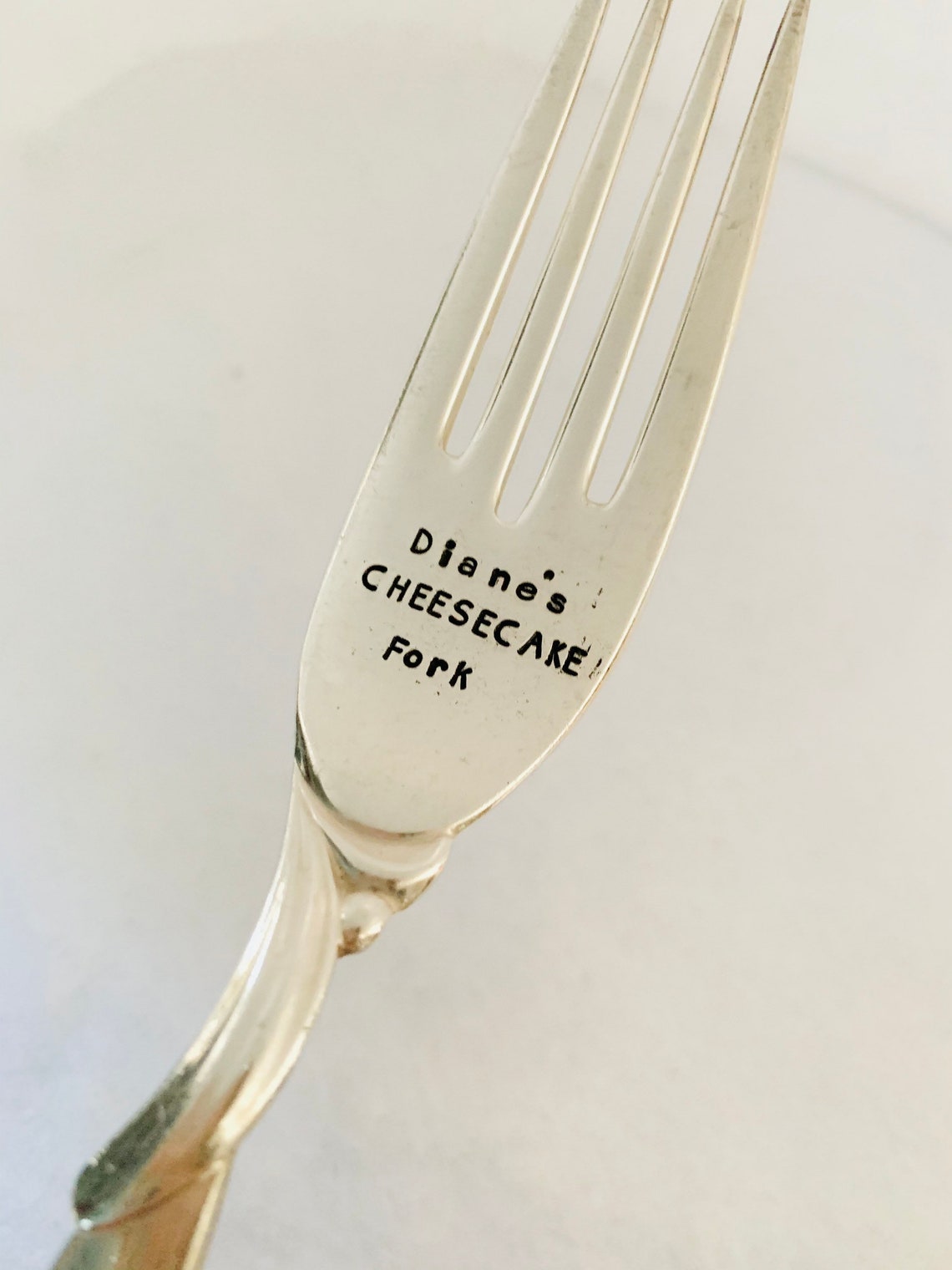 Custom Spoon or Fork with your saying Stamped Spoon. Etsy