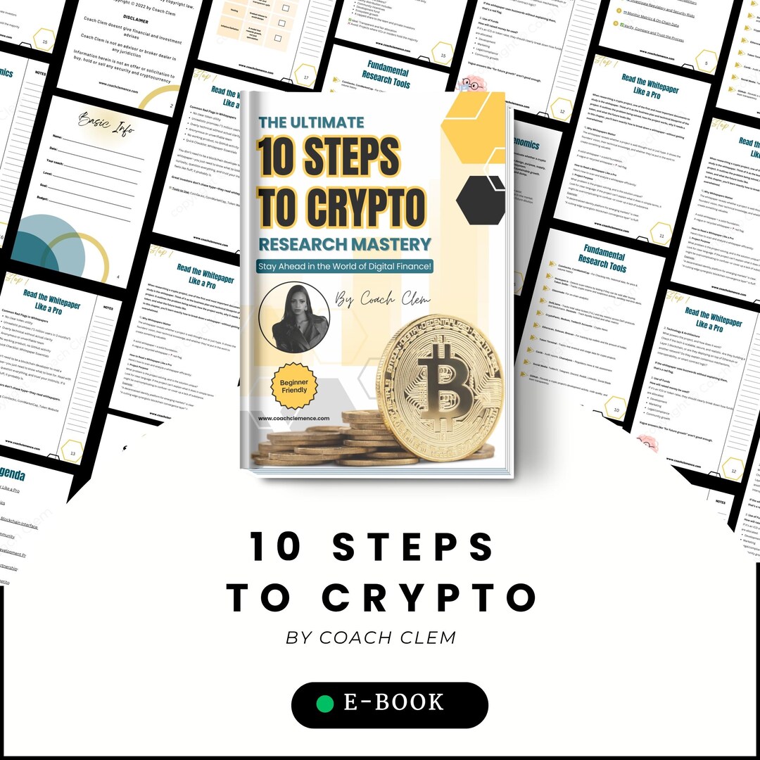Crypto Research Mastery Ebook / Digital Download / Beginner Blockchain  Guide / Bitcoin Investing / Crypto Education Ebook / Coach Clem - Etsy