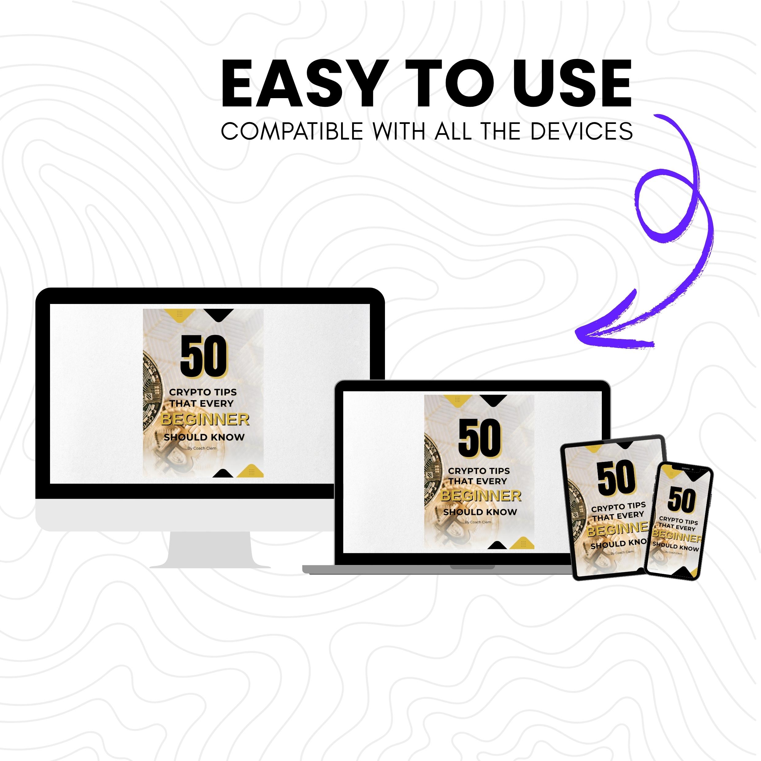 50 Crypto Beginner Tips Ebook / Digital Crypto Guide / Cryptocurrency /  Bitcoin Tips for Beginners / Blockchain Study Download / Coach Clem - Etsy