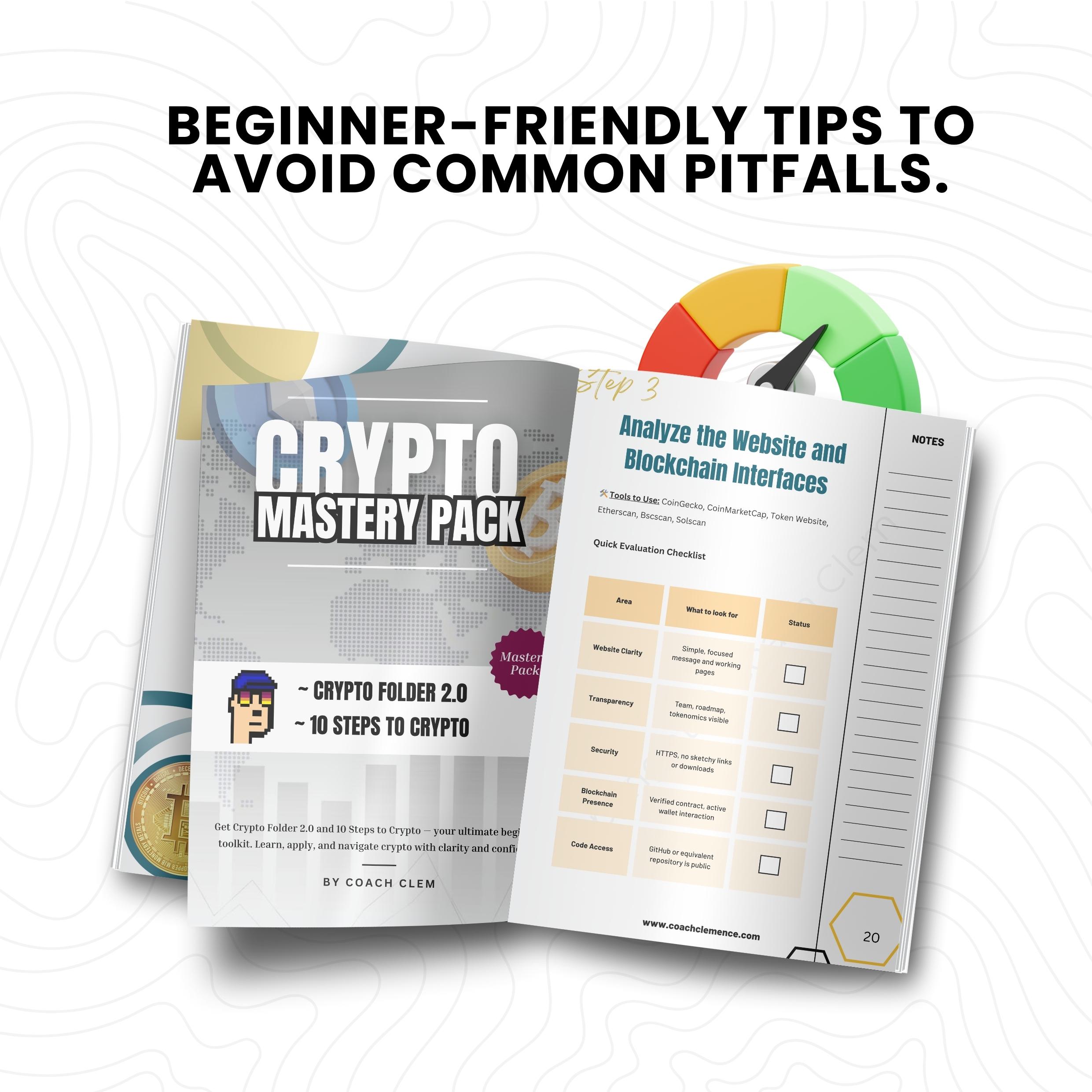 Crypto Mastery Pack eBook Bundle / Beginner Crypto Guide / Bitcoin  Blockchain Study / Crypto Ebook Pack / Cryptocurrency Tips / Coach Clem