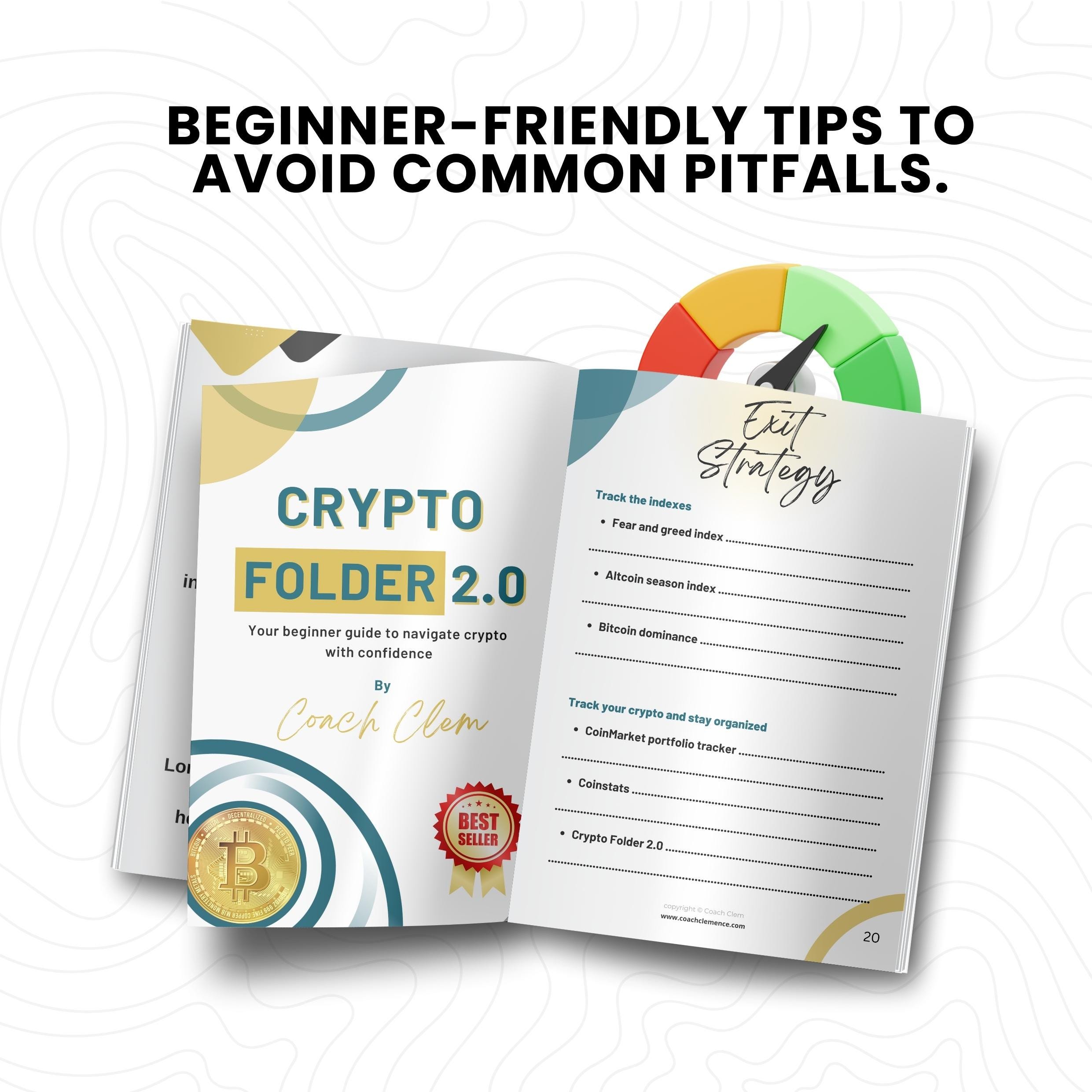 Crypto Folder 2.0 Ebook / Beginner Crypto Guide / Bitcoin Blockchain PDF /  Cryptocurrency Study / Crypto Tips PDF / Coach Clem - Etsy