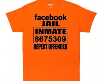 Camiseta de la cárcel de Facebook.