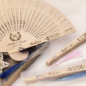 Wedding Folding Fans, Wedding Favors For Guests in Bulk, Custom Hand Fan, Bridesmaid Gifts, Party Favors, Personalized Wedding Favour Fans