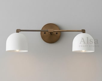 Brass Vanity Light - Modern Wall sconce, Modern Lighting
