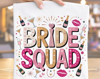 Braut Squad PNG - Junggesellinnenabschied, Brautparty Clipart (digitaler Download)