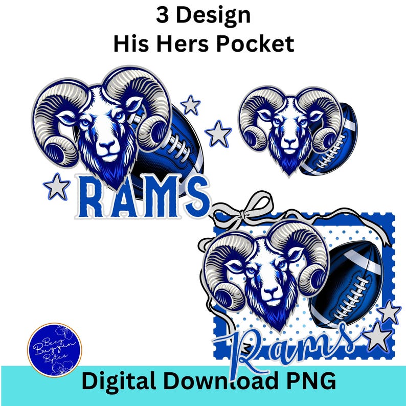 Rams Mascot PNG: School Spirit Design for Sublimation (digital Download ...