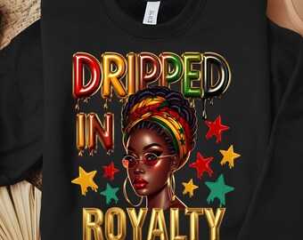 Black Queen PNG, Afro Art, Melanin Pride (Digital Download)
