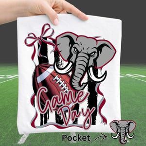 Elefant PNG Maskottchen Spieltag Grafik Schule Teamgeist Sport Design Digitaler Download