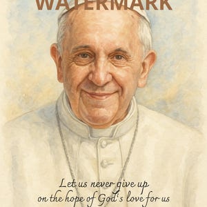 Pope Francis Quote Printable Wall Art - Catholic Christian Decor - Inspirational Religious Digital Download 8x10 Inch Gift Instant Download