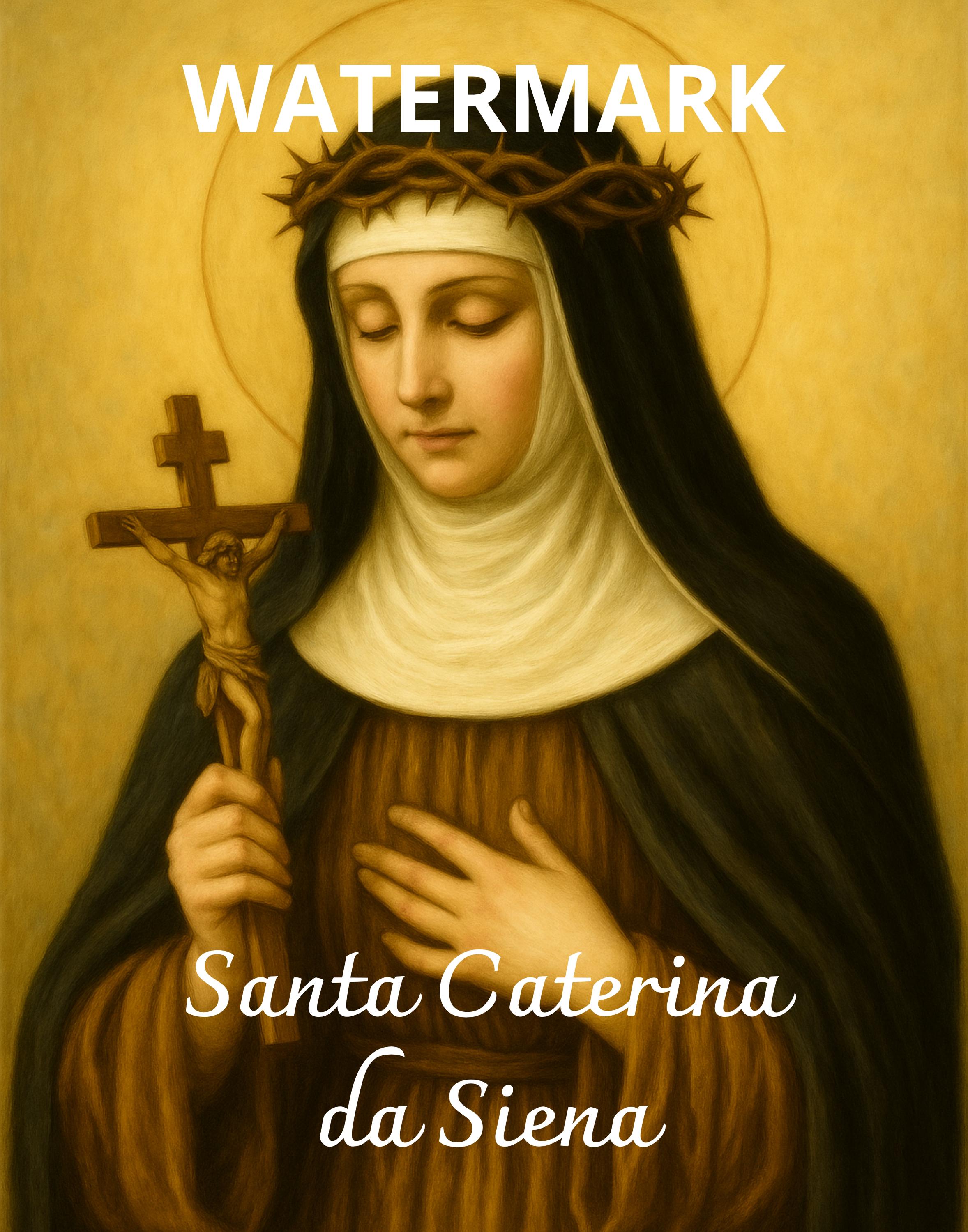 Saint Catherine of Siena Print: Catholic Renaissance Wall Art (digital ...