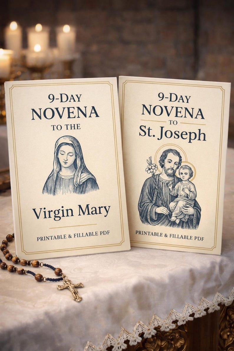 Catholic Novena Printable Bundle | Virgin Mary & St Joseph Worker ...