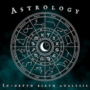 Thème natal personnalisé / Lecture d'astrologie du thème du Natal - Rapport PDF détaillé