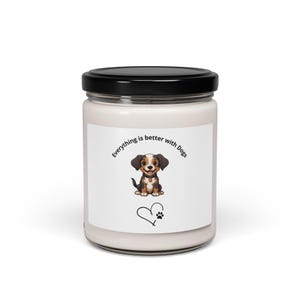 Scented Dog Lover Candle, Perfect Gift for Pet Owners, Home Decor, Dog Themed Souvenir, Candle for Events, Birthday Candle