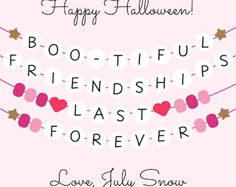 Etichette di Halloween per bambini