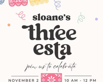 Invito per il terzo compleanno, solo digitale