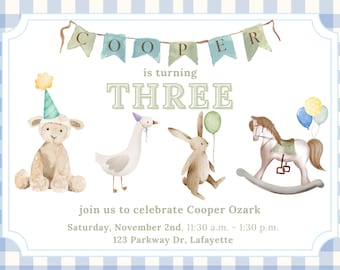 Invito di compleanno per ragazzo, solo digitale